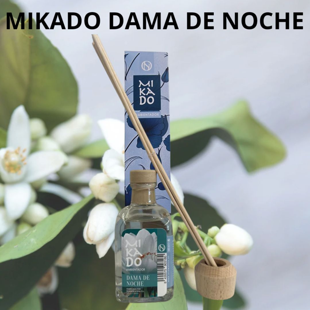 Ambientador Mikado Dama de Noche con varillas difusoras