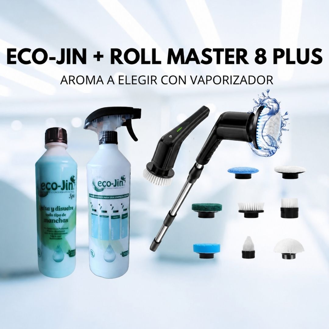 CEPILLO ELÉCTRICO ROLL MASTER 8 PLUS+ECO-JIN A ELEGIR CON DIFUSOR
