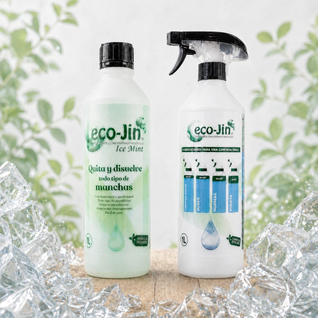 Eco-Jin Varios Aromas, 1 Litro con Difusor o Bayeta y Estropajo, a tu elección - Imagen 6