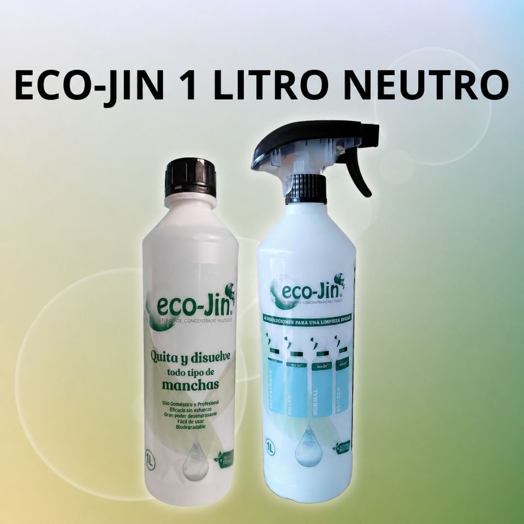 Eco-Jin Varios Aromas, 1 Litro con Difusor o Bayeta y Estropajo, a tu elección - Imagen 4