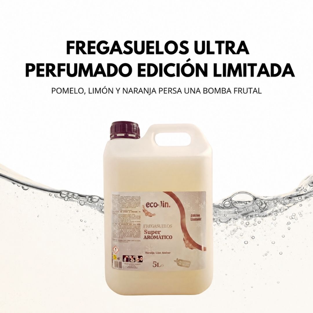 FREGASUELOS ULTRA PERFUMADO, una mezcla explosiva de pomelo, limón y naranja persa