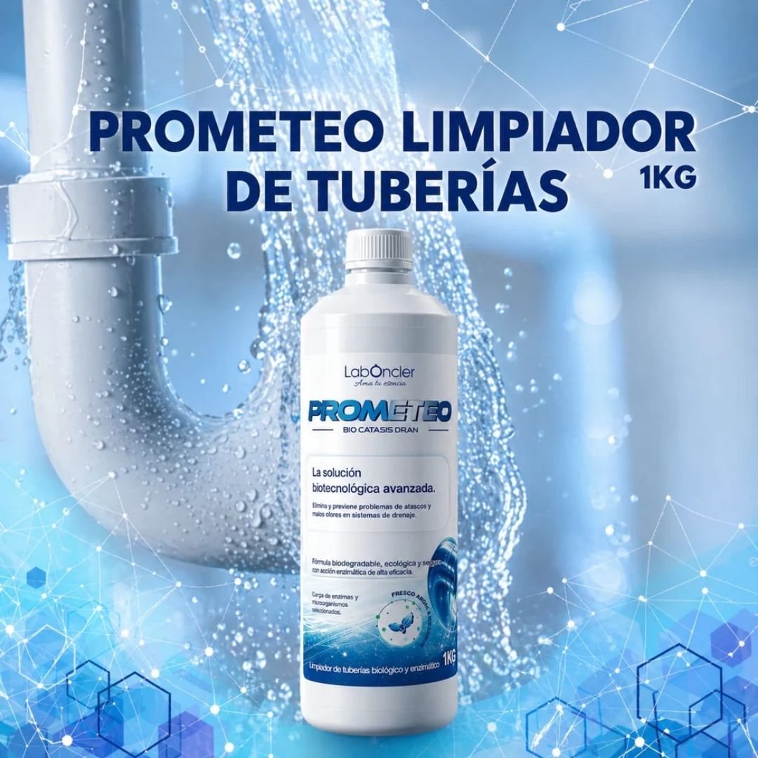 PROMETEO Bio Cátasis Drain - Limpiador biológico y enzimático de tuberías
