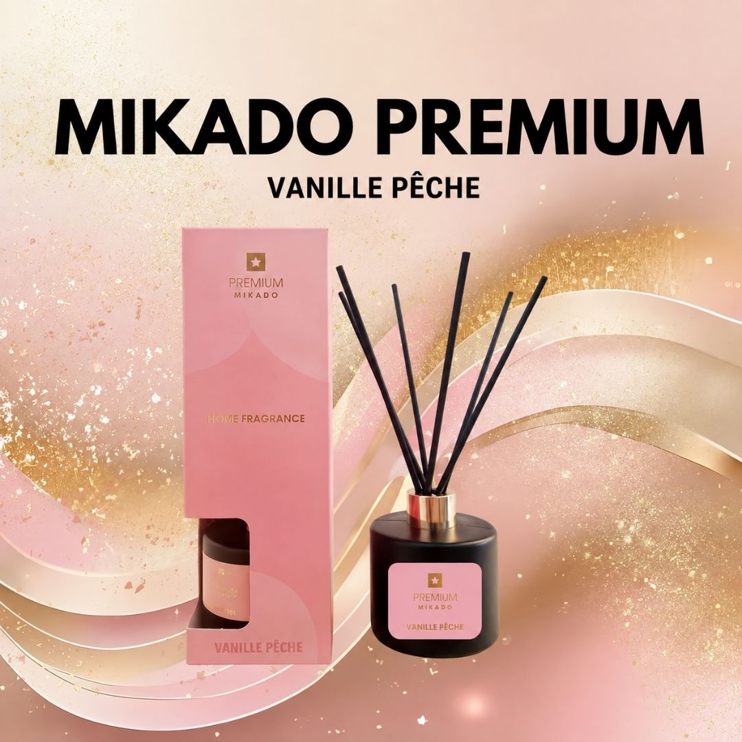 Mikado Laboncler Vanille Pêche 200 ml ambientador vainilla y melocotón
